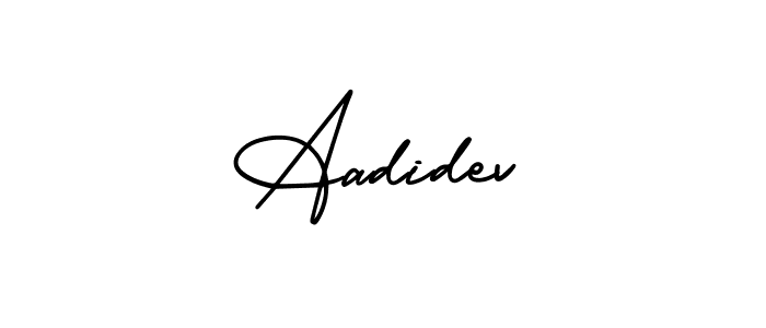 if you are searching for the best signature style for your name Aadidev. so please give up your signature search. here we have designed multiple signature styles  using AmerikaSignatureDemo-Regular. Aadidev signature style 3 images and pictures png