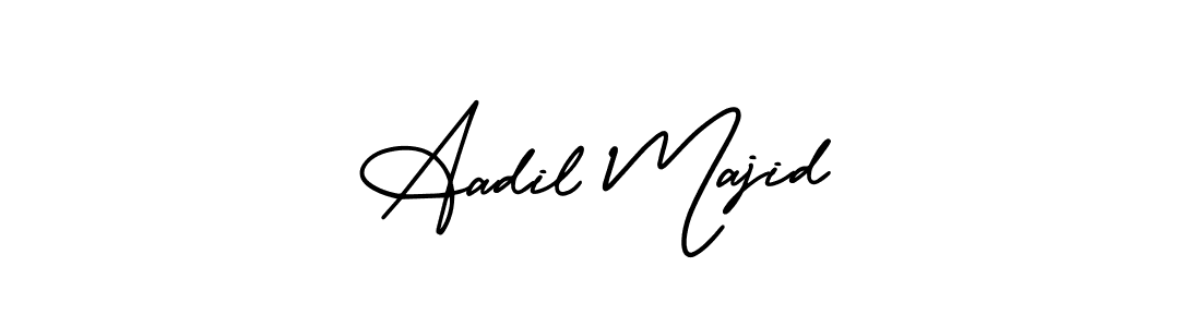 How to Draw Aadil Majid signature style? AmerikaSignatureDemo-Regular is a latest design signature styles for name Aadil Majid. Aadil Majid signature style 3 images and pictures png