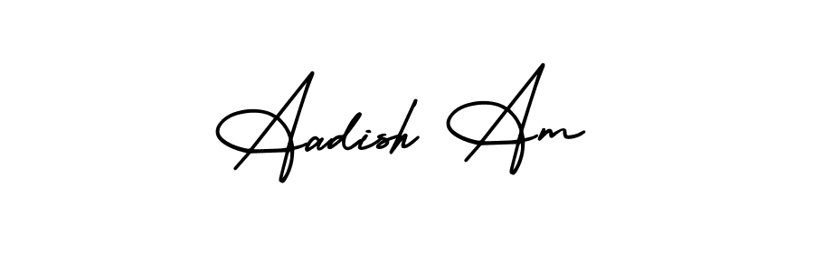 AmerikaSignatureDemo-Regular is a professional signature style that is perfect for those who want to add a touch of class to their signature. It is also a great choice for those who want to make their signature more unique. Get Aadish Am name to fancy signature for free. Aadish Am signature style 3 images and pictures png