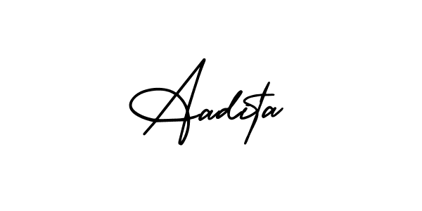 Make a beautiful signature design for name Aadita. Use this online signature maker to create a handwritten signature for free. Aadita signature style 3 images and pictures png