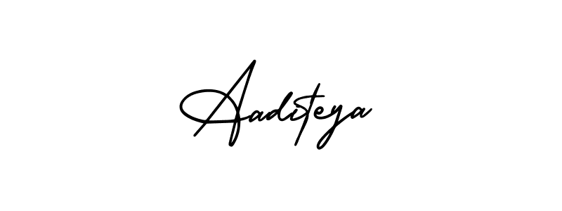 Design your own signature with our free online signature maker. With this signature software, you can create a handwritten (AmerikaSignatureDemo-Regular) signature for name Aaditeya. Aaditeya signature style 3 images and pictures png