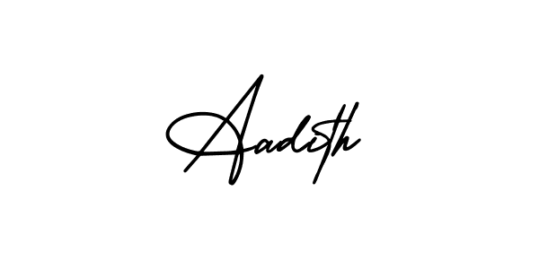 AmerikaSignatureDemo-Regular is a professional signature style that is perfect for those who want to add a touch of class to their signature. It is also a great choice for those who want to make their signature more unique. Get Aadith name to fancy signature for free. Aadith signature style 3 images and pictures png