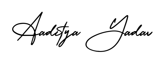 How to make Aaditya Yadav signature? AmerikaSignatureDemo-Regular is a professional autograph style. Create handwritten signature for Aaditya Yadav name. Aaditya Yadav signature style 3 images and pictures png