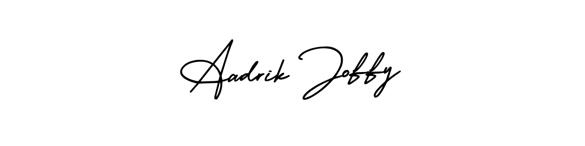 Use a signature maker to create a handwritten signature online. With this signature software, you can design (AmerikaSignatureDemo-Regular) your own signature for name Aadrik Joffy. Aadrik Joffy signature style 3 images and pictures png
