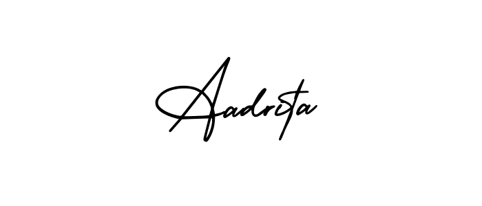 How to Draw Aadrita signature style? AmerikaSignatureDemo-Regular is a latest design signature styles for name Aadrita. Aadrita signature style 3 images and pictures png