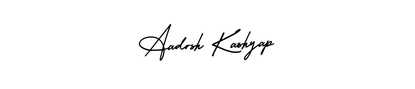 Similarly AmerikaSignatureDemo-Regular is the best handwritten signature design. Signature creator online .You can use it as an online autograph creator for name Aadrsh Kashyap. Aadrsh Kashyap signature style 3 images and pictures png