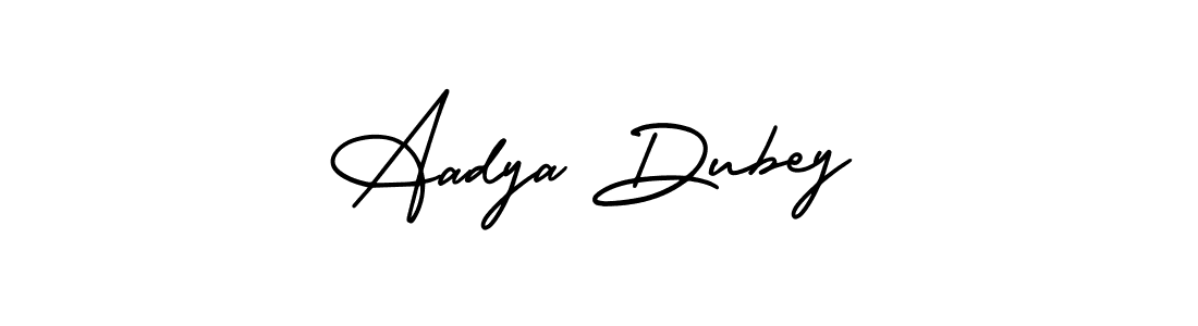 if you are searching for the best signature style for your name Aadya Dubey. so please give up your signature search. here we have designed multiple signature styles  using AmerikaSignatureDemo-Regular. Aadya Dubey signature style 3 images and pictures png