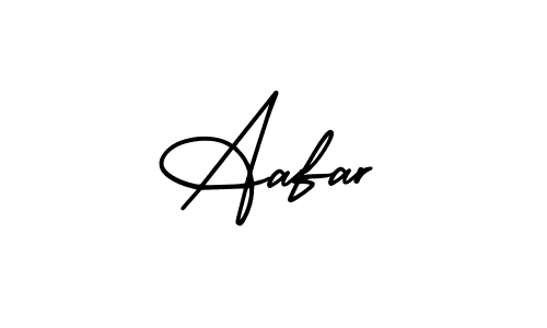 Use a signature maker to create a handwritten signature online. With this signature software, you can design (AmerikaSignatureDemo-Regular) your own signature for name Aafar. Aafar signature style 3 images and pictures png