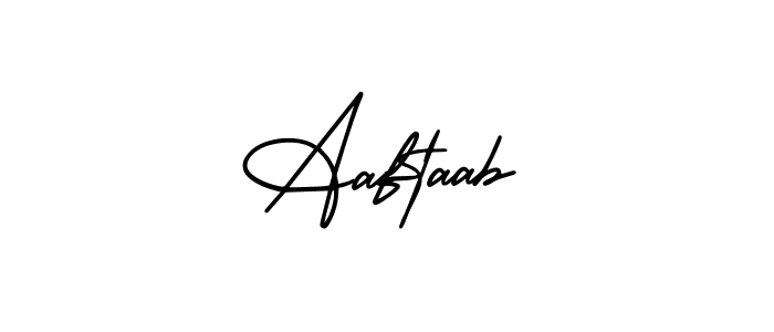 Create a beautiful signature design for name Aaftaab. With this signature (AmerikaSignatureDemo-Regular) fonts, you can make a handwritten signature for free. Aaftaab signature style 3 images and pictures png