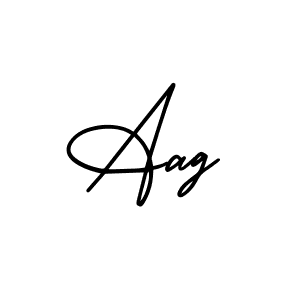 Make a beautiful signature design for name Aag. With this signature (AmerikaSignatureDemo-Regular) style, you can create a handwritten signature for free. Aag signature style 3 images and pictures png