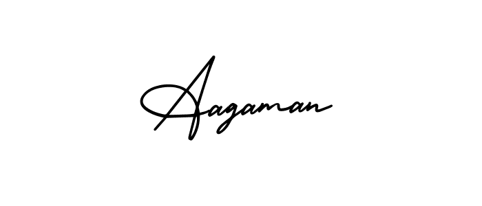 Similarly AmerikaSignatureDemo-Regular is the best handwritten signature design. Signature creator online .You can use it as an online autograph creator for name Aagaman. Aagaman signature style 3 images and pictures png