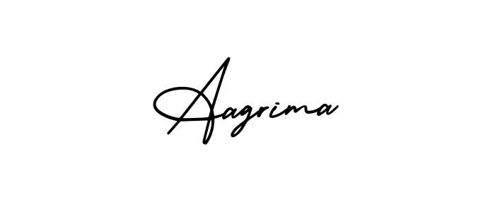 Create a beautiful signature design for name Aagrima. With this signature (AmerikaSignatureDemo-Regular) fonts, you can make a handwritten signature for free. Aagrima signature style 3 images and pictures png