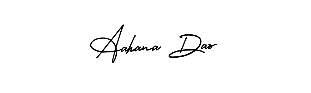 Design your own signature with our free online signature maker. With this signature software, you can create a handwritten (AmerikaSignatureDemo-Regular) signature for name Aahana Das. Aahana Das signature style 3 images and pictures png