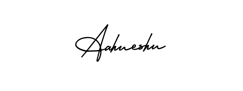 It looks lik you need a new signature style for name Aahueshu. Design unique handwritten (AmerikaSignatureDemo-Regular) signature with our free signature maker in just a few clicks. Aahueshu signature style 3 images and pictures png