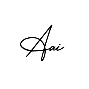 if you are searching for the best signature style for your name Aai. so please give up your signature search. here we have designed multiple signature styles  using AmerikaSignatureDemo-Regular. Aai signature style 3 images and pictures png