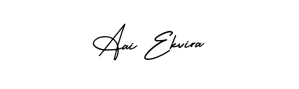 How to Draw Aai Ekvira signature style? AmerikaSignatureDemo-Regular is a latest design signature styles for name Aai Ekvira. Aai Ekvira signature style 3 images and pictures png