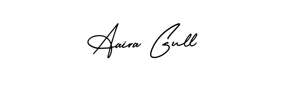 Best and Professional Signature Style for Aaira Gull. AmerikaSignatureDemo-Regular Best Signature Style Collection. Aaira Gull signature style 3 images and pictures png