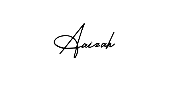 How to make Aaizah signature? AmerikaSignatureDemo-Regular is a professional autograph style. Create handwritten signature for Aaizah name. Aaizah signature style 3 images and pictures png