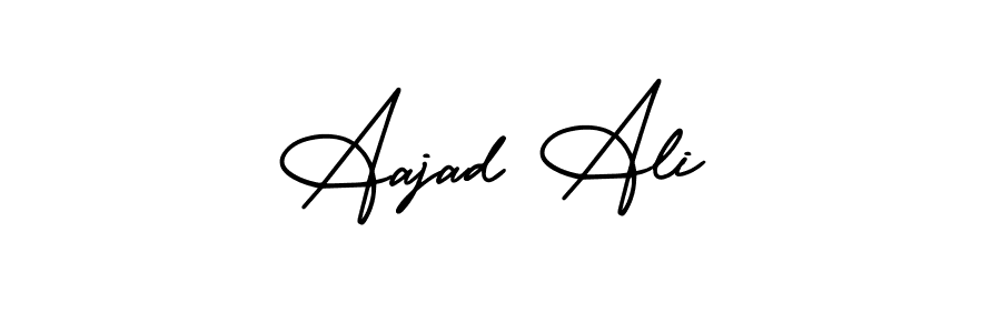 Create a beautiful signature design for name Aajad Ali. With this signature (AmerikaSignatureDemo-Regular) fonts, you can make a handwritten signature for free. Aajad Ali signature style 3 images and pictures png