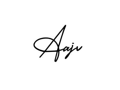 Design your own signature with our free online signature maker. With this signature software, you can create a handwritten (AmerikaSignatureDemo-Regular) signature for name Aajv. Aajv signature style 3 images and pictures png