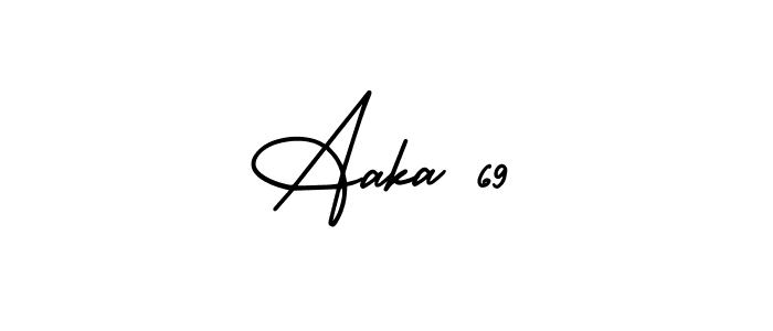 if you are searching for the best signature style for your name Aaka 69. so please give up your signature search. here we have designed multiple signature styles  using AmerikaSignatureDemo-Regular. Aaka 69 signature style 3 images and pictures png