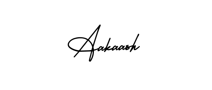 Design your own signature with our free online signature maker. With this signature software, you can create a handwritten (AmerikaSignatureDemo-Regular) signature for name Aakaash. Aakaash signature style 3 images and pictures png