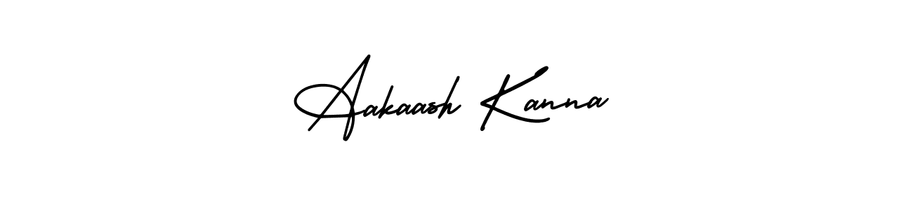 AmerikaSignatureDemo-Regular is a professional signature style that is perfect for those who want to add a touch of class to their signature. It is also a great choice for those who want to make their signature more unique. Get Aakaash Kanna name to fancy signature for free. Aakaash Kanna signature style 3 images and pictures png