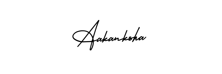 It looks lik you need a new signature style for name Aakanksha. Design unique handwritten (AmerikaSignatureDemo-Regular) signature with our free signature maker in just a few clicks. Aakanksha signature style 3 images and pictures png