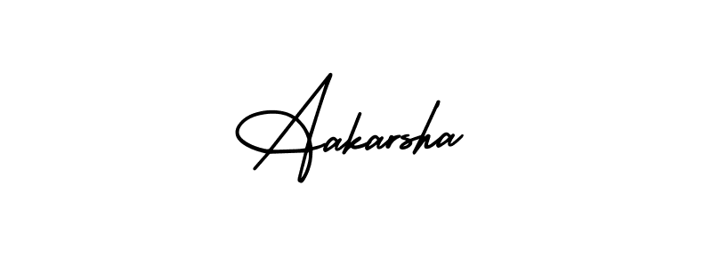 Use a signature maker to create a handwritten signature online. With this signature software, you can design (AmerikaSignatureDemo-Regular) your own signature for name Aakarsha. Aakarsha signature style 3 images and pictures png