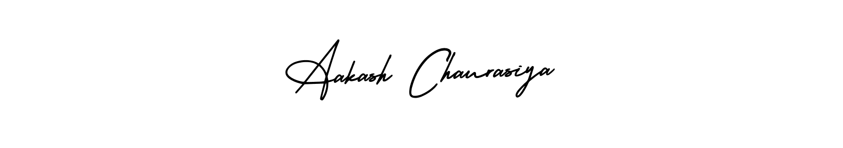 Design your own signature with our free online signature maker. With this signature software, you can create a handwritten (AmerikaSignatureDemo-Regular) signature for name Aakash Chaurasiya. Aakash Chaurasiya signature style 3 images and pictures png