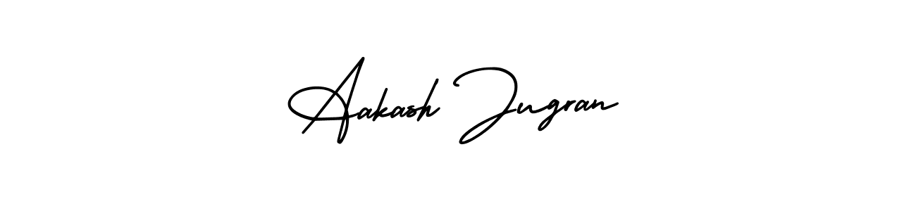 Make a short Aakash Jugran signature style. Manage your documents anywhere anytime using AmerikaSignatureDemo-Regular. Create and add eSignatures, submit forms, share and send files easily. Aakash Jugran signature style 3 images and pictures png