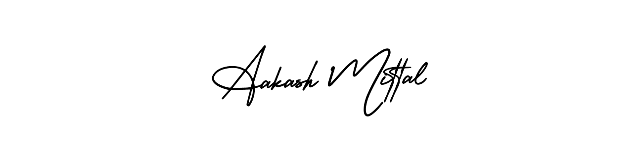 Design your own signature with our free online signature maker. With this signature software, you can create a handwritten (AmerikaSignatureDemo-Regular) signature for name Aakash Mittal. Aakash Mittal signature style 3 images and pictures png