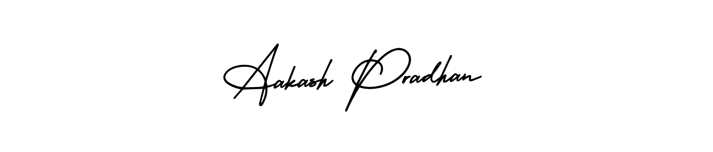 Aakash Pradhan stylish signature style. Best Handwritten Sign (AmerikaSignatureDemo-Regular) for my name. Handwritten Signature Collection Ideas for my name Aakash Pradhan. Aakash Pradhan signature style 3 images and pictures png