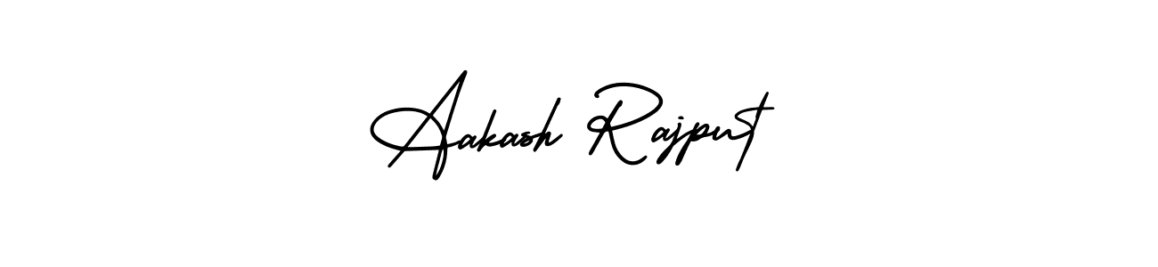 Make a beautiful signature design for name Aakash Rajput. With this signature (AmerikaSignatureDemo-Regular) style, you can create a handwritten signature for free. Aakash Rajput signature style 3 images and pictures png