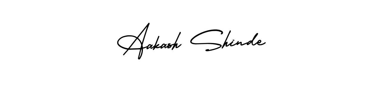 Use a signature maker to create a handwritten signature online. With this signature software, you can design (AmerikaSignatureDemo-Regular) your own signature for name Aakash Shinde. Aakash Shinde signature style 3 images and pictures png