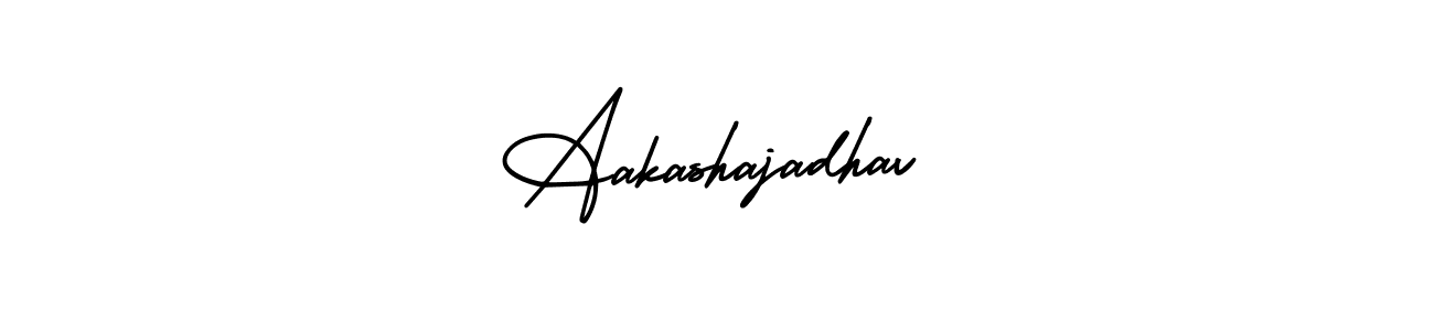 Create a beautiful signature design for name Aakashajadhav. With this signature (AmerikaSignatureDemo-Regular) fonts, you can make a handwritten signature for free. Aakashajadhav signature style 3 images and pictures png