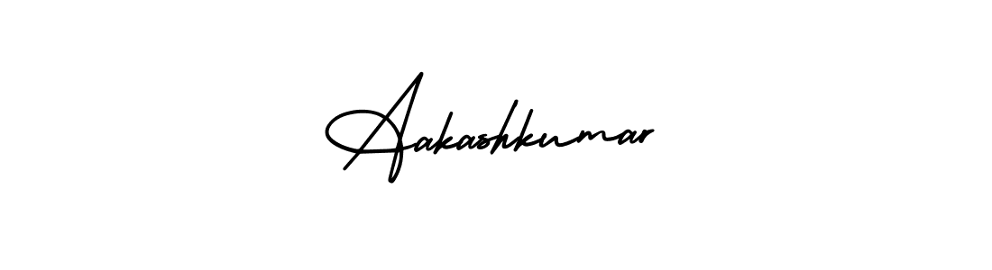 The best way (AmerikaSignatureDemo-Regular) to make a short signature is to pick only two or three words in your name. The name Aakashkumar include a total of six letters. For converting this name. Aakashkumar signature style 3 images and pictures png