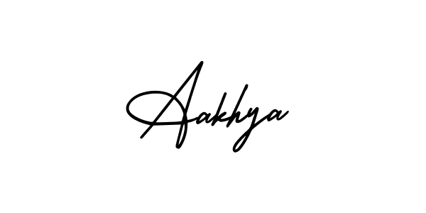 How to make Aakhya signature? AmerikaSignatureDemo-Regular is a professional autograph style. Create handwritten signature for Aakhya name. Aakhya signature style 3 images and pictures png