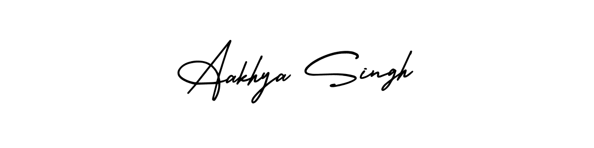 Make a beautiful signature design for name Aakhya Singh. Use this online signature maker to create a handwritten signature for free. Aakhya Singh signature style 3 images and pictures png