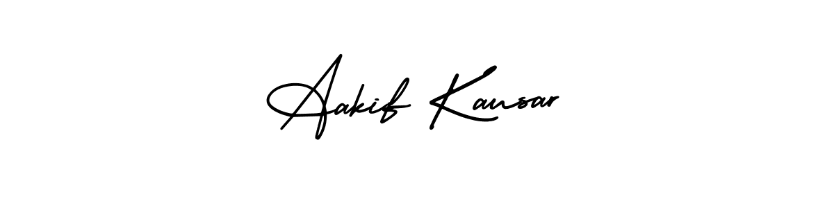 Make a beautiful signature design for name Aakif Kausar. Use this online signature maker to create a handwritten signature for free. Aakif Kausar signature style 3 images and pictures png