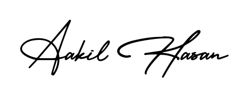 The AmerikaSignatureDemo-Regular lettering style adds unique flourish to name Aakil Hasan. Stand out with a custom digital autograph made in seconds. Aakil Hasan signature style 3 images and pictures png