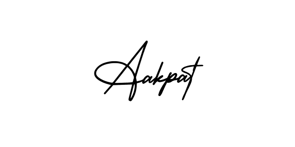 Use a signature maker to create a handwritten signature online. With this signature software, you can design (AmerikaSignatureDemo-Regular) your own signature for name Aakpat. Aakpat signature style 3 images and pictures png