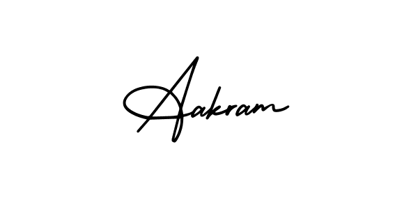 Also You can easily find your signature by using the search form. We will create Aakram name handwritten signature images for you free of cost using AmerikaSignatureDemo-Regular sign style. Aakram signature style 3 images and pictures png