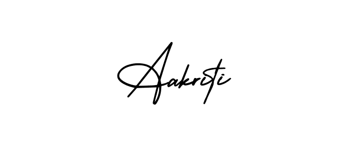 Design your own signature with our free online signature maker. With this signature software, you can create a handwritten (AmerikaSignatureDemo-Regular) signature for name Aakriti. Aakriti signature style 3 images and pictures png