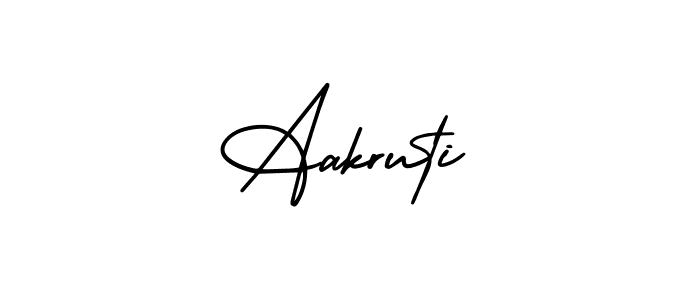 Aakruti stylish signature style. Best Handwritten Sign (AmerikaSignatureDemo-Regular) for my name. Handwritten Signature Collection Ideas for my name Aakruti. Aakruti signature style 3 images and pictures png