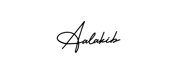 Aalakib stylish signature style. Best Handwritten Sign (AmerikaSignatureDemo-Regular) for my name. Handwritten Signature Collection Ideas for my name Aalakib. Aalakib signature style 3 images and pictures png