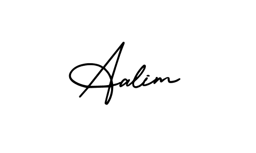 Similarly AmerikaSignatureDemo-Regular is the best handwritten signature design. Signature creator online .You can use it as an online autograph creator for name Aalim. Aalim signature style 3 images and pictures png