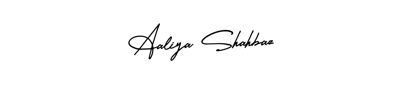 if you are searching for the best signature style for your name Aaliya Shahbaz. so please give up your signature search. here we have designed multiple signature styles  using AmerikaSignatureDemo-Regular. Aaliya Shahbaz signature style 3 images and pictures png