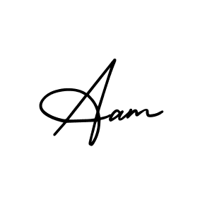 You should practise on your own different ways (AmerikaSignatureDemo-Regular) to write your name (Aam) in signature. don't let someone else do it for you. Aam signature style 3 images and pictures png