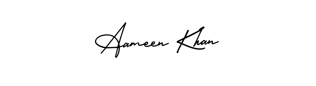 Similarly AmerikaSignatureDemo-Regular is the best handwritten signature design. Signature creator online .You can use it as an online autograph creator for name Aameen Khan. Aameen Khan signature style 3 images and pictures png